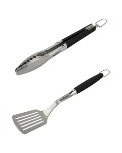 Kingstone grillkÉszlet (2 részes) rozsdamentes acél grillkiegészítő grillfogót és grilllapátot tartalmazó praktikus szett tartós 