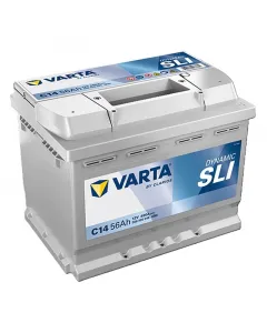 Varta akkumulátor dynamic sli 12 v névleges feszültség 56 ah kapacitás 480 a indítóáram jobb oldali pozitív pólus (jobb +) zárt, 