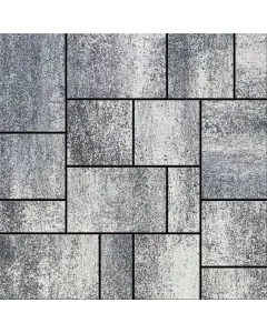 Semmelrock citytop kombi térkő stracciatella színben kombinált méretkiosztás 1 sor = 1,08 m2, értékesítés soronként fagyálló é