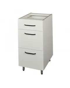 Linda konyhabútor alsószekrény 3 fiókkal  méret: 82 x 40 x 58 cm korpusz: e1 minőségű laminált faforgácslap  front: vákuumfóli