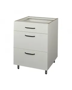 Linda konyhabútor alsószekrény 3 fékezett fiókkal  méret: 82 x 60 x 58 cm korpusz: e1 minőségű laminált faforgácslap  front: v�