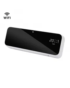 Home ventilátoros smart fűtőtest falra szerelhető kivitelben 2 fűtési fokozattal applikáción keresztűl vezérelhető heti program 