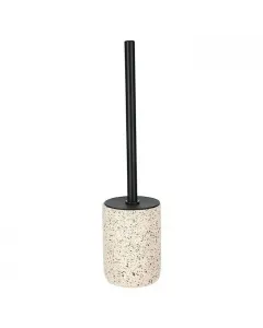 Camargue wc kefe garnitúra stone terrazzo, modern fürdőszobai kiegészítő terrazzo megjelenéssel anyag: polyresin (műgyanta) higiéni