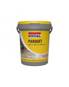 Soudal 68a vízbázisú parkettaragasztó kiszerelés: 1 kg oldószermentes környezetbarát fa- és laminált parketta ragasztásához