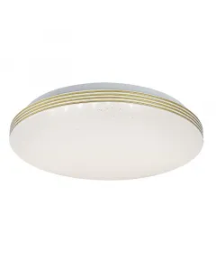 Rábalux mennyezeti lámpa 1 x 18 w-os beépített led-fényforrással energiatakarékos fényáram: 1440 lm ip44-es védettség csillámos