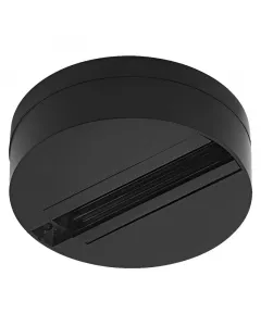 Kör alakú mennyezeti talp osram tracklight sínrendszerhez színe: fekete ip20-as védettség minimalista kialakítás kör alakú forma