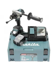 Makita akkus ütvefúró-csavarozó 18 v-os lxt dhp492rtj professzionális felhasználásra erős, akár 141 nm nyomatékot biztosító moto
