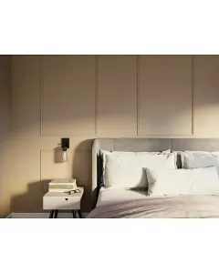 Cando alapozott díszléc 4 db-os szettben 50 × 70 cm keret 10 × 29 mm profil Öntapadó, könnyű szerelés festhető fehér mdf