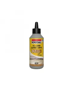 Soudal 64a gyorskötésű faragasztó vízállóság: d2 kiszerelés: 250 g puha fafajták ragasztásához