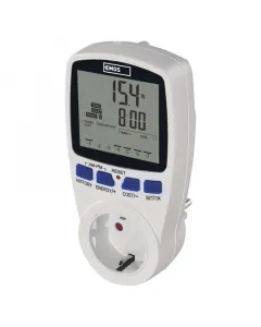 Emos fogyasztásmérő lcd kijelző max. terhelés 3 680 w mérési tartomány 2 w–3 680 w led kijelzővel és gyerekzárral
