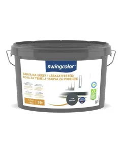 Swingcolor lábazatfesték matt, antracit színben tartós jó fedőképességű kül- és beltéri használatra szennyeződésre nem érzé