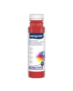 Swingcolor színezőfesték élénk szignálpiros színben fehér diszperziós festékekhez használható kiváló fedőképességű matt be