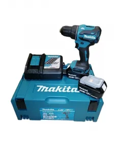 Makita akkus fúró-csavarozó 18 v-os lxt ddf490rfj szénkefe nélküli (brushless) motor a jobb hatékonyságért és hosszabb élettarta