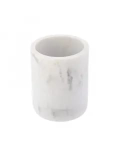 Tendance pohár fehér, márvány mintával polyresin anyagból klasszikus design praktikus forma