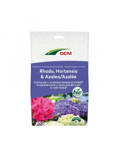 Dcm rhododendron és hortenzia táp – bio szerves tápanyag kifejezetten savanyú talajt kedvelő növényekhez lassú hatóanyag-leadás,
