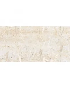 Az istria bézs dekorcsempe növényi mintázatával elegáns és dekoratív megjelenést biztosít beltéri falburkolatokhoz 30,8 x 60,8 cm