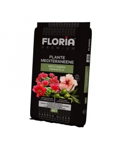 Floria premium mediterrán virágföld mikorrhiza gombával (40 l) mikorrhiza gombákkal a hatékonyabb tápanyag- és vízfelvételért ide