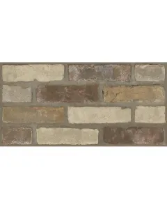Brick moderno mix falburkoló természetes kőhatással fagyálló kivitel kültéri használathoz bézs-barna mix színvilág 31 x 62 cm-es