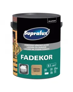 Supralux fadekor vizes bázisú vékonylazúr időjárásálló gyorsan szárad tixotróp vízlepergető