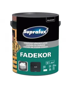 Supralux fadekor vizes bázisú vékonylazúr időjárásálló gyorsan szárad tixotróp  vízlepergető