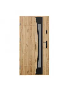 O.k. doors asteria acél bejárati ajtó kültéri használatra 68 mm vastag ajtószárny eps töltettel  2 db, 3 ponton záródó zár  u