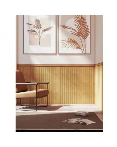 Csíkos, világos tölgy színű falburkoló 2 db/csomag méret: 980 x 250 x 16 mm / panel  könnyű polisztirol anyag tetszőlegesen komb