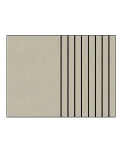 3d falpanel csíkos, pezsgő színű falburkolat méret: 80 x 60 x 0,9 cm  pet + pvc anyag zajcsökkentő megoldás  dekoratív 3d kialak�