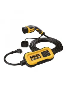 Dewalt ev type 2 hordozható eletkromos autó töltő 3,7 kw teljesítményű 1 fázisú töltés  névleges feszültség: 230 v / ac n�