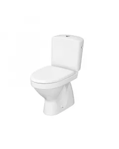 Cersanit monoblokkos wc-szett modern simpleon peremmentes kialakítással alsó kifolyású, mély öblítésű kivitel soft-close duropla