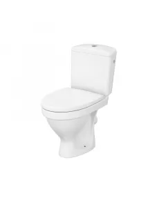 Cersanit monoblokkos wc-szett modern simpleon peremmentes kialakítással hátsó kifolyású, modern kivitel mély öblítésű wc-csésze 