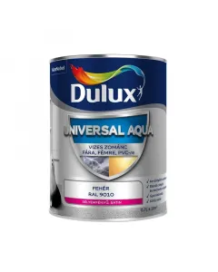 Dulux universal aqua zománcfesték vizes bázisú, gyorsan száradó szagtalan, selyemfényű bevonat beltéri és kültéri használatra f