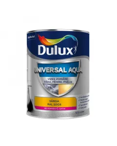 Dulux universal aqua univerzális zománcfesték vizes bázisú, gyorsan száradó szagtalan, selyemfényű bevonat kül- és beltéri alkal