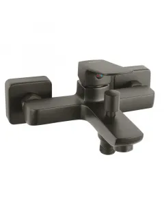 Gun metal kádtöltő csaptelep modern kivitelben egykaros működés pontos vízszabályozással fali szerelés fürdőkádak mellé m24x1 