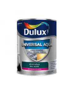Dulux universal aqua prémium univerzális zománcfesték vizes bázisú, gyorsan száradó formula szagtalan, selyemfényű bevonatot képe