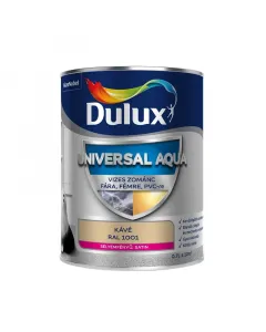 Dulux universal aqua prémium zománcfesték vizes bázisú, szagtalan formula gyors száradás, selyemfényű felület kül- és beltéri a