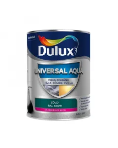 Dulux universal aqua prémium zománcfesték vizes bázisú, gyorsan száradó szagtalan, selyemfényű bevonat kül- és beltéri használa