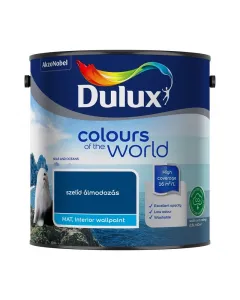 Dulux a nagyvilÁg szÍnei beltéri falfesték 2,5 liter szelíd álmodozás matt, kék árnyalat kiváló fedőképesség, nagy kiadósság