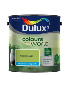 Dulux a nagyvilÁg szÍnei beltéri falfesték 2,5 liter buja dzsungel matt, zöld színárnyalat kiváló fedőképesség, nagy kiadósság