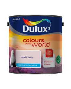 Dulux a nagyvilÁg szÍnei beltéri falfesték 2,5 liter leander lugas elegáns matt, lila árnyalat kiváló fedőképesség, nagy kiadóss