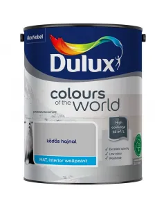 Dulux a nagyvilÁg szÍnei beltéri falfesték, 5 liter ködös hajnal matt árnyalat kiváló fedőképesség, nagy kiadósság rövid szá