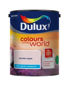 Dulux a nagyvilÁg szÍnei beltéri falfesték 5 l leander lugas matt árnyalat kiváló fedőképesség, nagy kiadósság rövid száradás
