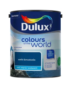 Dulux a nagyvilÁg szÍnei beltéri falfesték 5 l szelíd álmodozás matt árnyalat kiváló fedőképesség, nagy kiadósság rövid szá