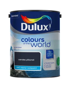 Dulux a nagyvilÁg szÍnei beltéri falfesték 5 liter csendes pillanat matt, kék árnyalat kiváló fedőképesség, nagy kiadósság gyor