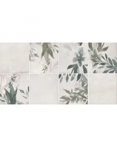 Onyar dekorcsempe levélmintával matt felület visszafogott megjelenéssel 31,6×60 cm-es méret beltéri felhasználásra készült 1,52 m