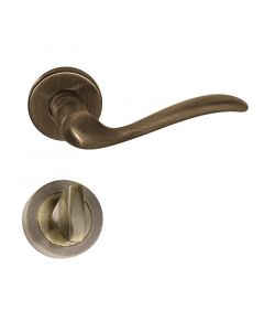 MAESTRO TOLOSA - rozettás ajtókilincs (WC, bronz)