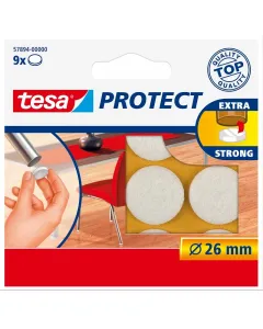 Karc elleni védelem Átmérő: 26 mm színe: fehér méretre szabható 9 db/csomag