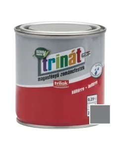 A trinát zománcfesték fára és fémre alkalmas többféle bevonathozhatékonyan alkalmazható kül- és beltéri felületekenoldószeres