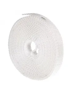 Színe: fehér anyaga: műszál hossza: 6 m szélessége: 23 mm megerősített szélek