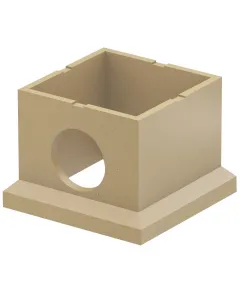 Anyaga: polimerbeton mérete: 25 x 25 x 20 cm
