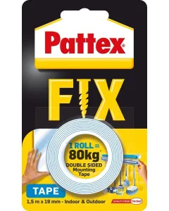 Pattex fix - montázsszalag (1,5m, 80kg)